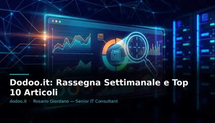 Dodoo.it: Rassegna Settimanale e Top 10 Articoli