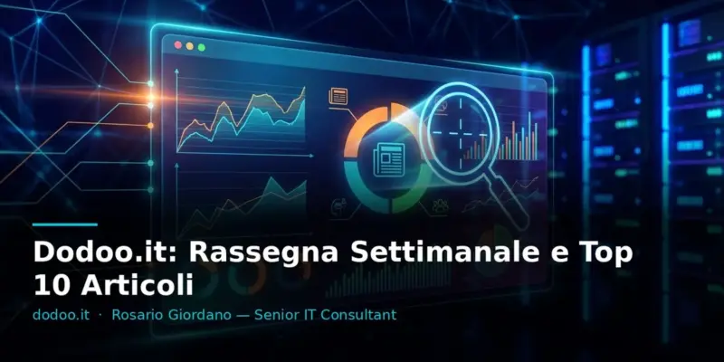 Dodoo.it: Rassegna Settimanale e Top 10 Articoli