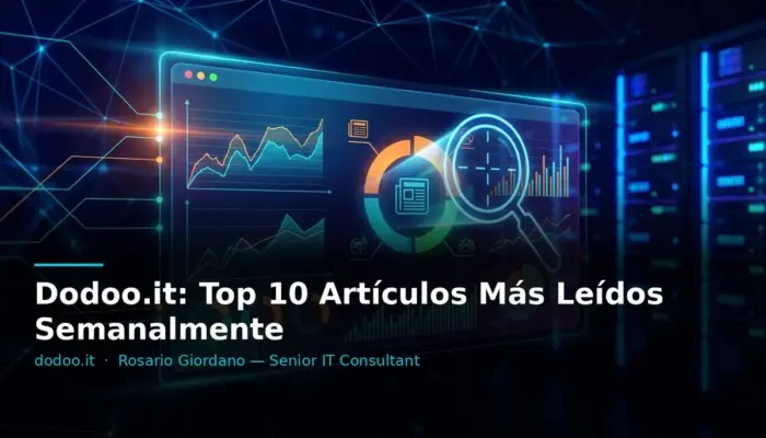 Dodoo.it: Top 10 Artículos Más Leídos Semanalmente