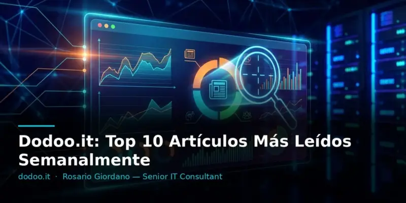 Dodoo.it: Top 10 Artículos Más Leídos Semanalmente
