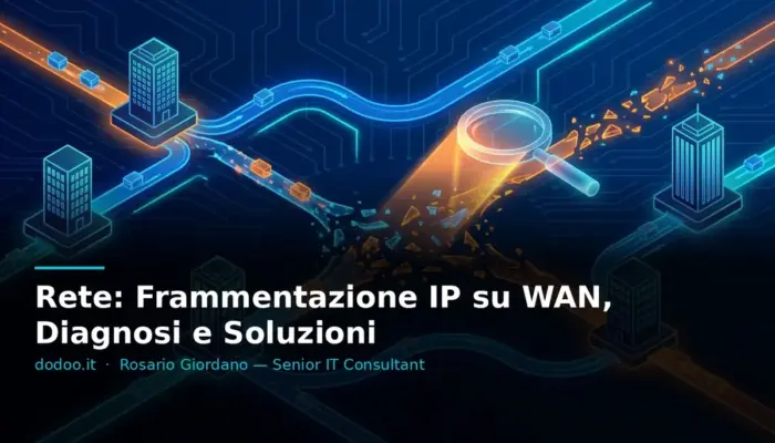 Rete: Frammentazione IP su WAN, Diagnosi e Soluzioni