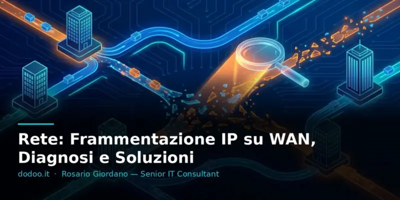 Rete: Frammentazione IP su WAN, Diagnosi e Soluzioni