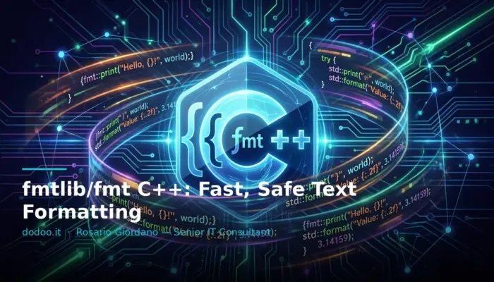 fmtlib/fmt C++: Fast, Safe Text Formatting