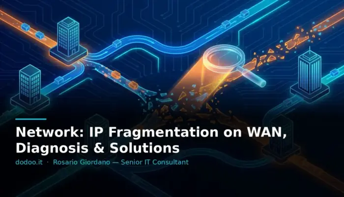 Network: IP Fragmentation on WAN, Diagnosis & Solutions