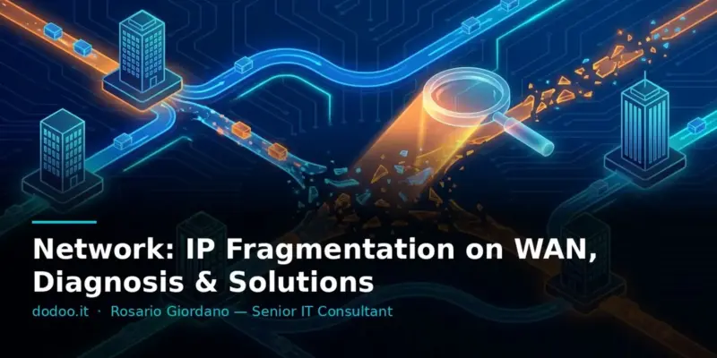 Network: IP Fragmentation on WAN, Diagnosis & Solutions