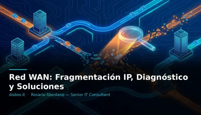 Red WAN: Fragmentación IP, Diagnóstico y Soluciones