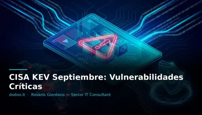CISA KEV Septiembre: Vulnerabilidades Críticas