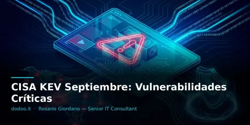 CISA KEV Septiembre: Vulnerabilidades Críticas