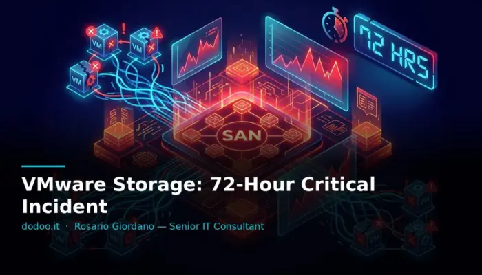 VMware Storage: 72-Hour Critical Incident