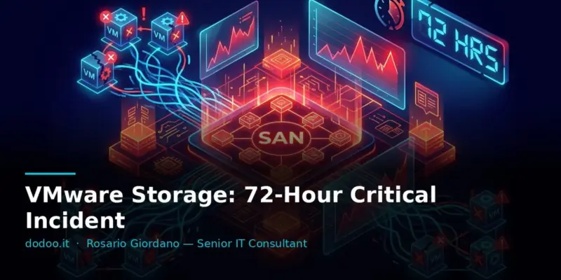 VMware Storage: 72-Hour Critical Incident