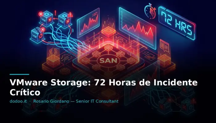 VMware Storage: 72 Horas de Incidente Crítico
