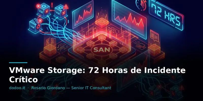 VMware Storage: 72 Horas de Incidente Crítico