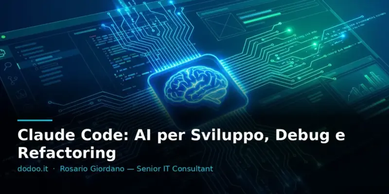 Claude Code: AI per Sviluppo, Debug e Refactoring