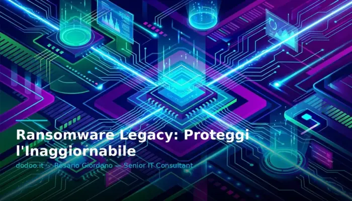 Ransomware Legacy: Proteggi l’Inaggiornabile