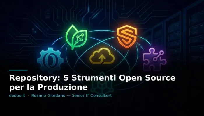 Repository: 5 Strumenti Open Source per la Produzione
