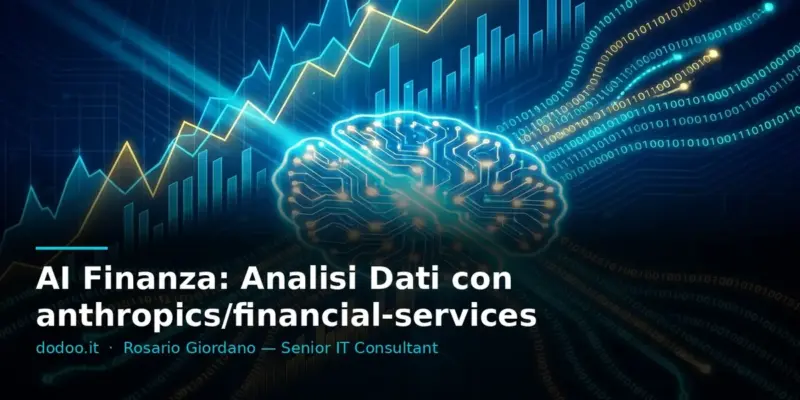 AI Finanza: Analisi Dati con anthropics/financial-services