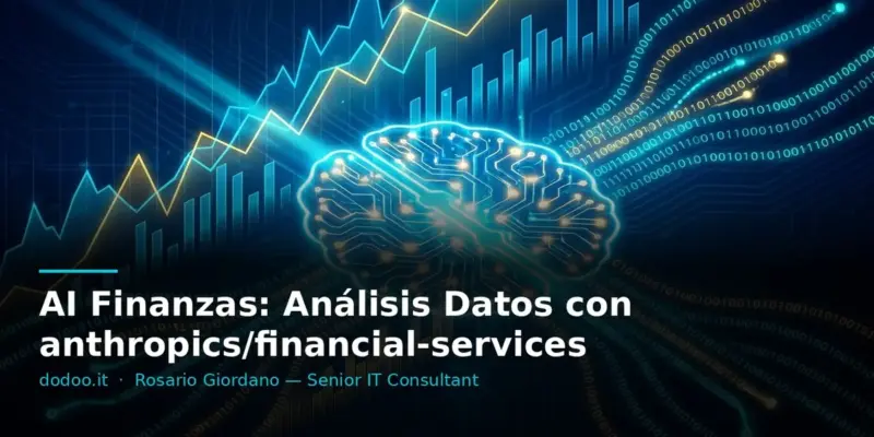 AI Finanzas: Análisis Datos con anthropics/financial-services