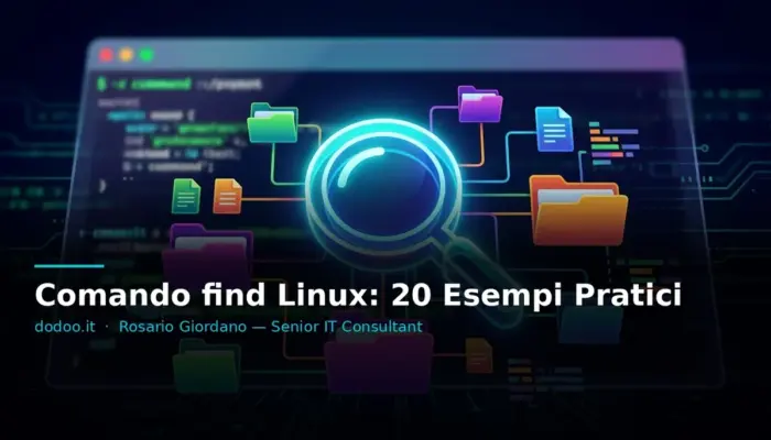 Comando find Linux: 20 Esempi Pratici