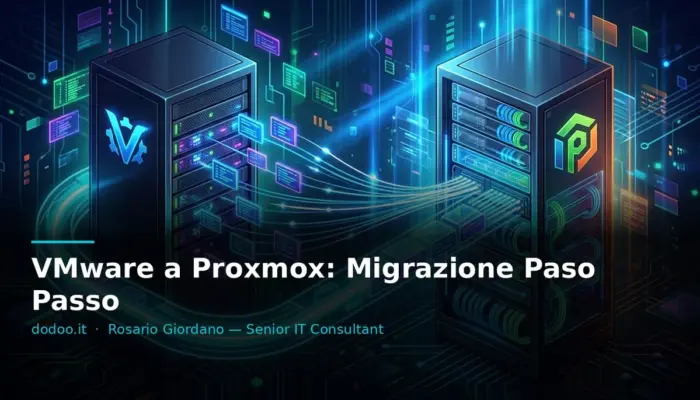 VMware a Proxmox: Migrazione Paso Passo