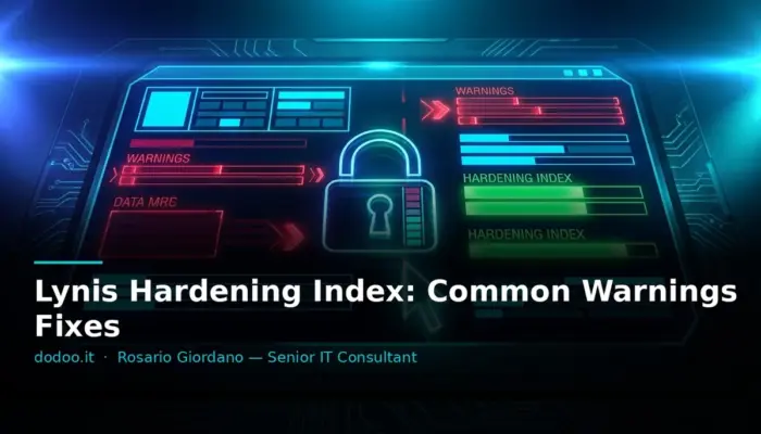 Lynis Hardening Index: Common Warnings Fixes