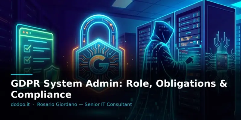 GDPR System Admin: Role, Obligations & Compliance