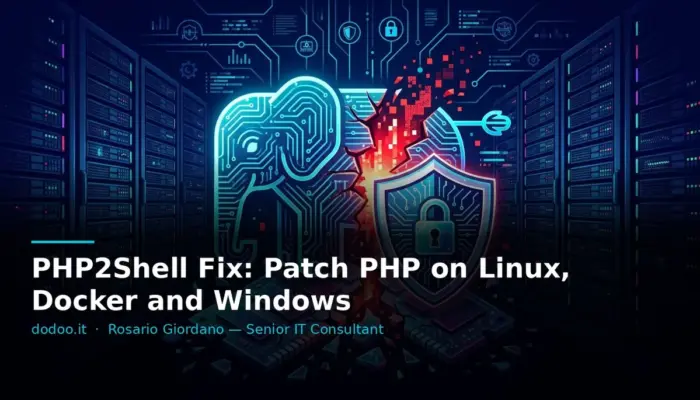 PHP2Shell Fix: Patch PHP on Linux, Docker and Windows