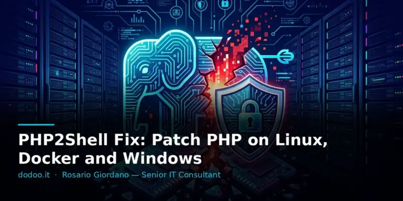 PHP2Shell Fix: Patch PHP on Linux, Docker and Windows