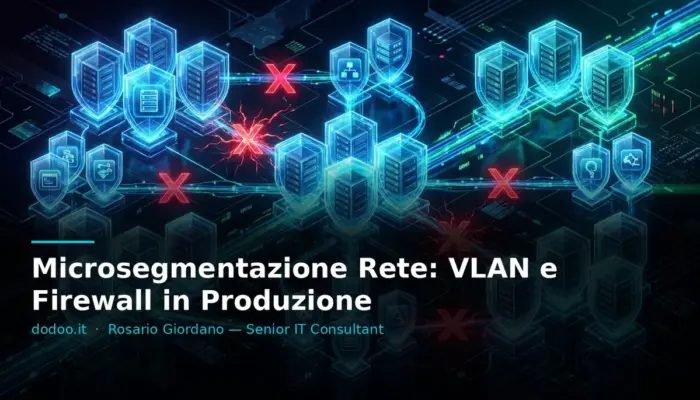 Microsegmentazione Rete: VLAN e Firewall in Produzione
