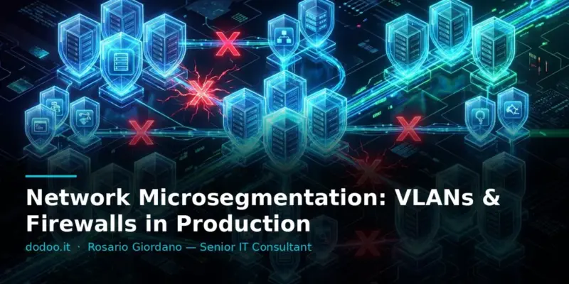Network Microsegmentation: VLANs & Firewalls in Production