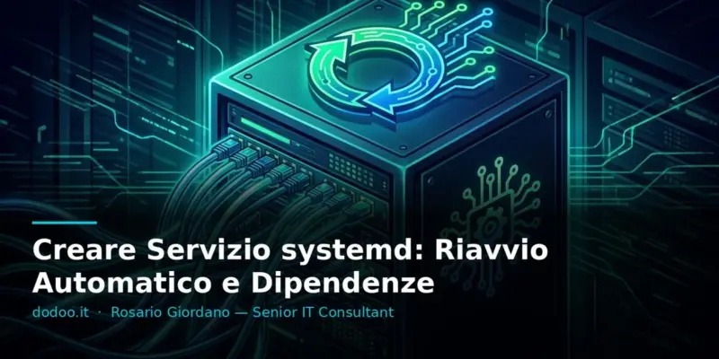 Creare Servizio systemd: Riavvio Automatico e Dipendenze